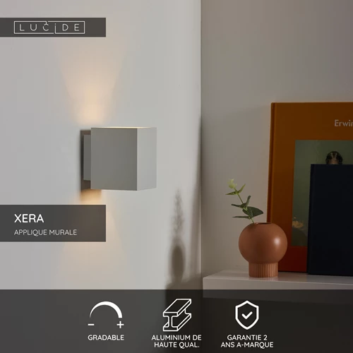 Lucide XERA - Applique murale - 1xG9 - Blanc - USP